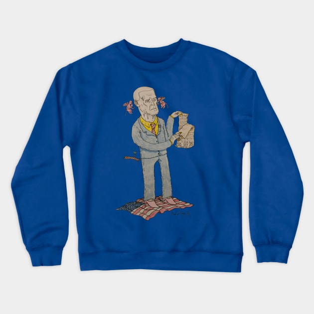 Evil Crewneck Sweatshirt by MichaelHegarty